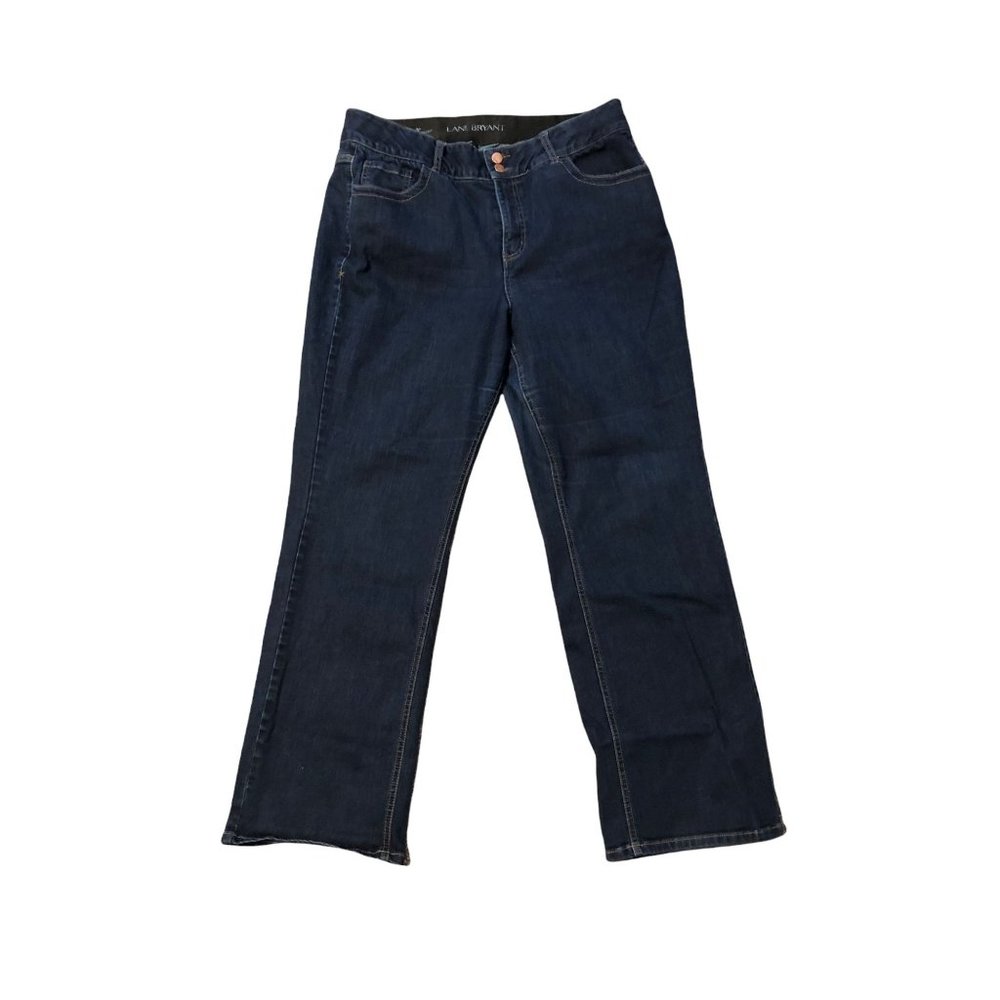 Lane Bryant Straight Leg Jeans Tighter Tummy Technology Size 18